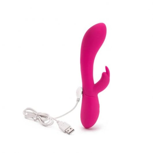 Platanomelón Lucas Vibrador Conejito Juguete Erótico Fucsia