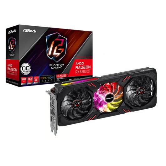Asrock AMD Radeon RX 6600 XT Phantom Gaming D OC 8GB GDDR6