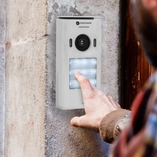 Smartwares DIC-22132 Intercomunicador con Vídeo 3 Apartamentos