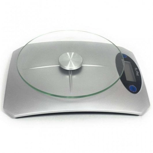 HI Báscula de Cocina Digital Plateada