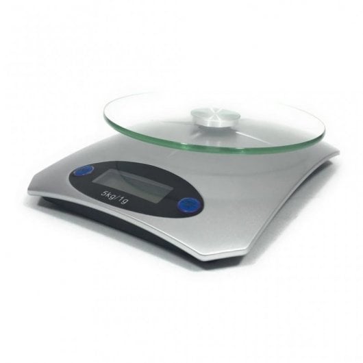 HI Báscula de Cocina Digital Plateada