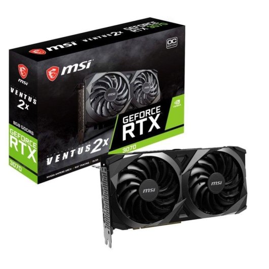 Placa gráfica MSI GeForce RTX 3070 VENTUS 2X OC LHR 8GB GDDR6