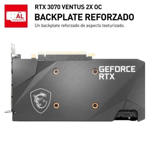 Placa gráfica MSI GeForce RTX 3070 VENTUS 2X OC LHR 8GB GDDR6