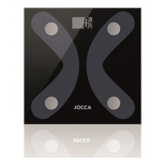 Balança Bioimpedância Jocca 1440 Até 180kg 8 Índices Bluetooth Ecrã LCD