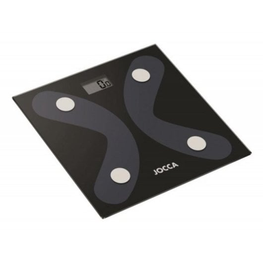 Balança Bioimpedância Jocca 1440 Até 180kg 8 Índices Bluetooth Ecrã LCD