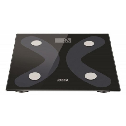 Balança Bioimpedância Jocca 1440 Até 180kg 8 Índices Bluetooth Ecrã LCD
