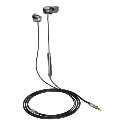 iggual Auriculares con micro intrauditivos mini jack 3,5mm