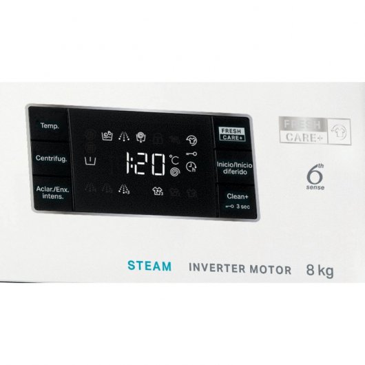 Whirlpool FFB 8258 WV SP Máquina de Lavar Roupa 8Kg B Branca