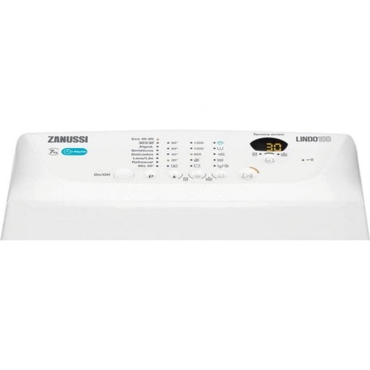 Zanussi ZWQ71265CI Lavadora Carga Superior 7Kg E Blanco