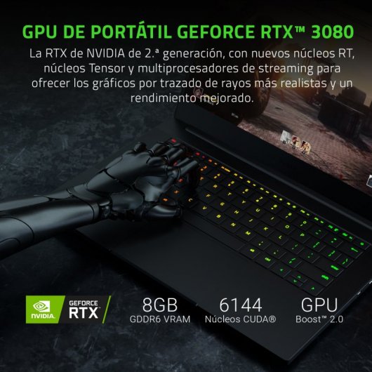 Razer Blade 14 AMD Ryzen 9 5900X/16GB/1TB SSD/RTX 3080/14"