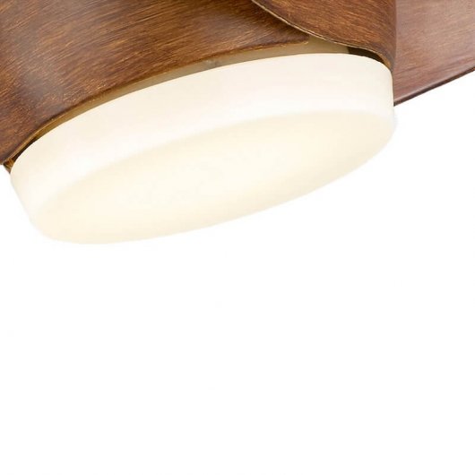 Ledme Fanton Ventilador de Techo con Luz LED y Mando 18W Madera