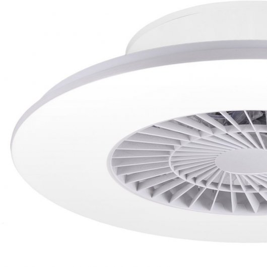 Ledme Ventilador de Techo con Luz LED y Mando 40W Blanco