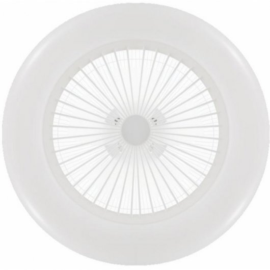 Ledme Ventilateur de Plafond avec Lumière LED et Contrôle 36W Blanc