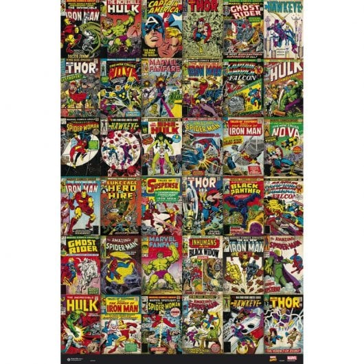 Erik Maxi Poster Marvel Classic Copertine 91,5x61 cm