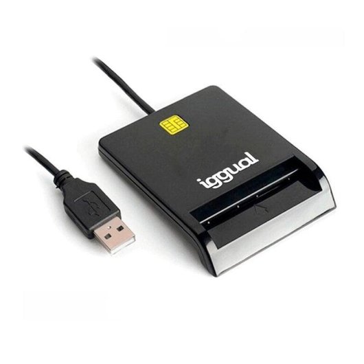 Kartenleser Iggual IGG316740 USB 2.0 Schwarz