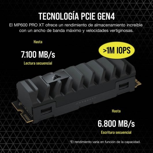 Corsair MP600 PRO XT SSD da 4 TB Gen4 PCIe x4 NVMe M.2