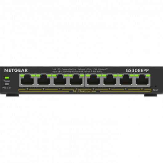 Netgear GS308EPP-100PES Switch Ethernet con 8xPoE+