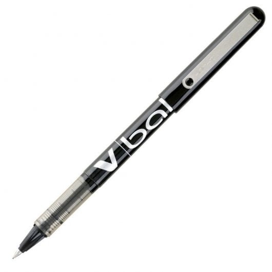 Pilot V-Ball Caja 12 Bolígrafos de Tinta Líquida 0.5mm Negro