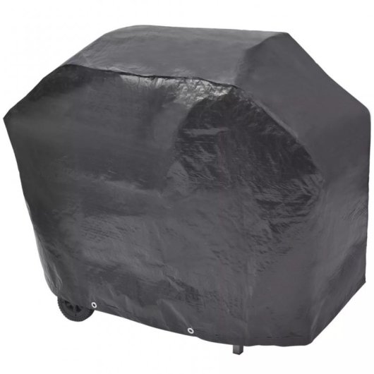 VidaXL Barbacoa Grill de Gas Negra + Funda