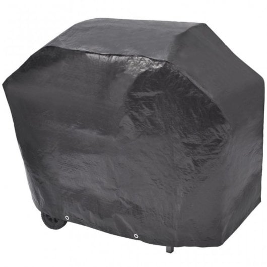 VidaXL Barbacoa Grill de Gas Negra/Plata + Funda