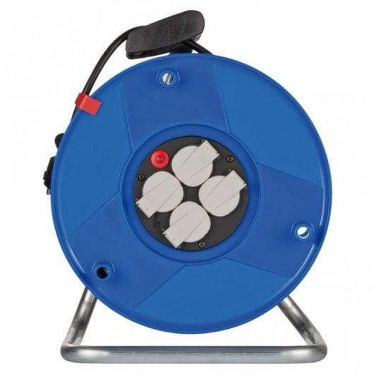 Brennenstuhl Garant Enrrollacables 4 Tomas 50m Azul