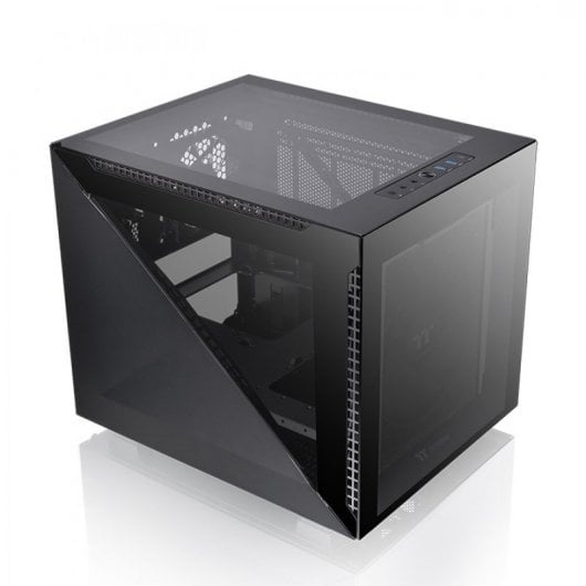 Thermaltake Divider 200 TG Micro-Gehäuse aus gehärtetem Glas, USB 3.0