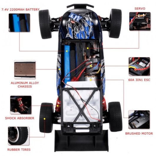 WLtoys 124018 Desert Buggy Coche RC 1/12 RTR