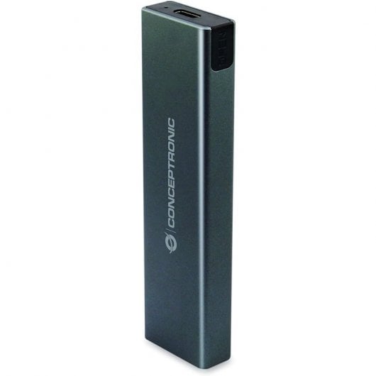 Conceptronic Dante HD Caja Externa M.2 SATA/NVMe SSD USB-C Gen 3.2 Negra