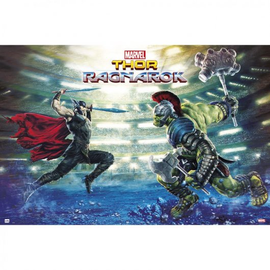 Erik Maxi Póster Marvel Thor Ragnarok Batalla 91.5x61cm