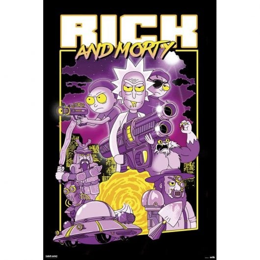 Erik Maxi Poster Rick und Morty Charaktere 91,5 x 61 cm
