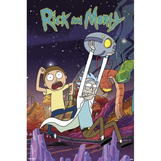 Erik Maxi Póster Rick And Morty Planeta 91.5x61cm