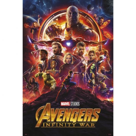 Maxi Poster Marvel 70° Anniversario: 61x91.5 Cm, Carta Lucida Da Collezione