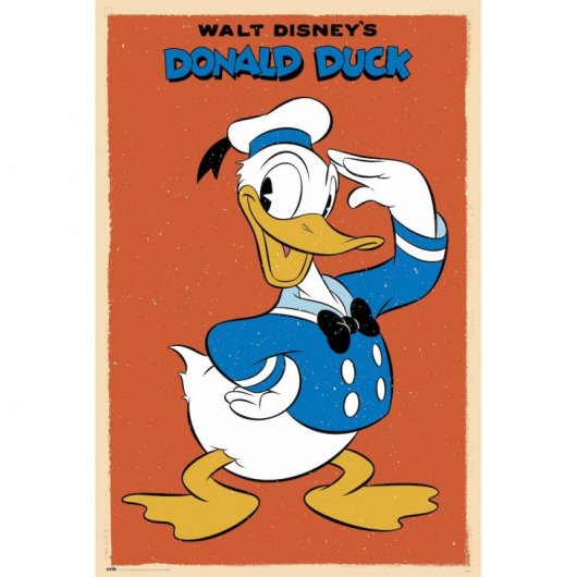 Erik Máxi Póster Disney Pato Donald 91.5x61cm