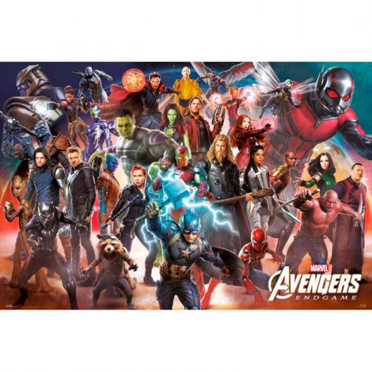Erik Maxi Póster Marvel Vengadores Endgame Line Up 91.5x61cm