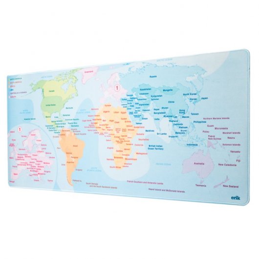 Erik Alfombrilla Gaming XL Mapa Del Mundo 2
