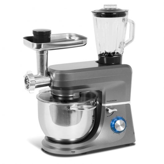 Thomson THFP9714G Robot Amasador Multifunción 1400W Bol XXL Plateado