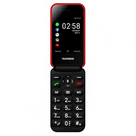 Telefunken S740 Téléphone Senior Noir