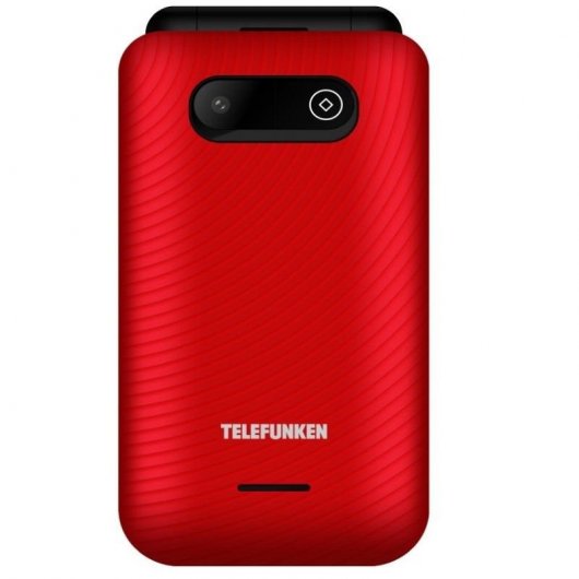 Telefunken S760 Teléfono para Mayores Rojo