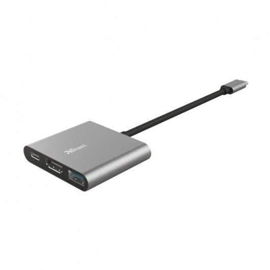 Trust Dalyx USB 3.2 Gen 1 (3.1 Gen 1) Type-C Alluminio, Nero