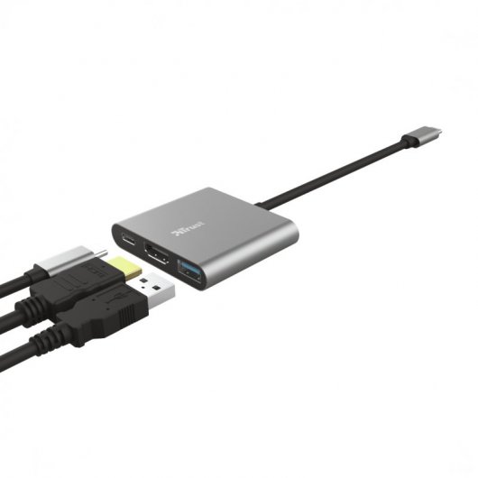 Trust Dalyx Adaptador USB-C/HDMI/USB 3.1