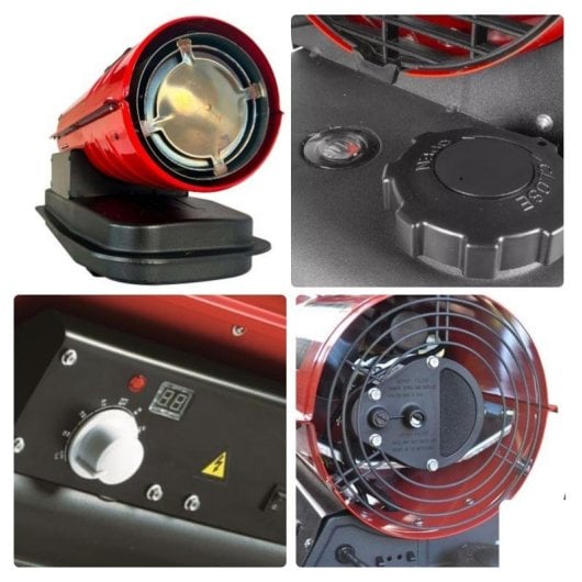 Heizgerät Diesel Perel FT120C 20 kW Boden IPX4