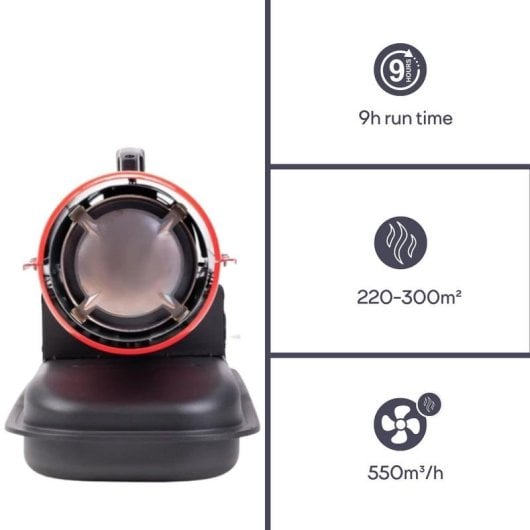 Heizgerät Diesel Perel FT120C 20 kW Boden IPX4