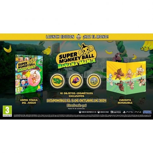 Super Monkey Ball Banana Mania Launch Edition Xbox Series X/One