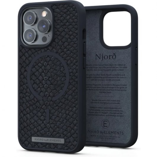 Njord Vindur Funda Gris para iPhone 13 Pro