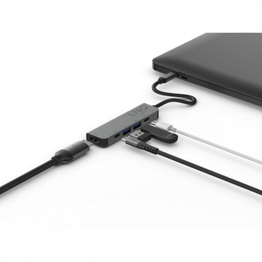 Linq 5en1 Hub USB-C a 2x USB-A/ HDMI/ USB-C