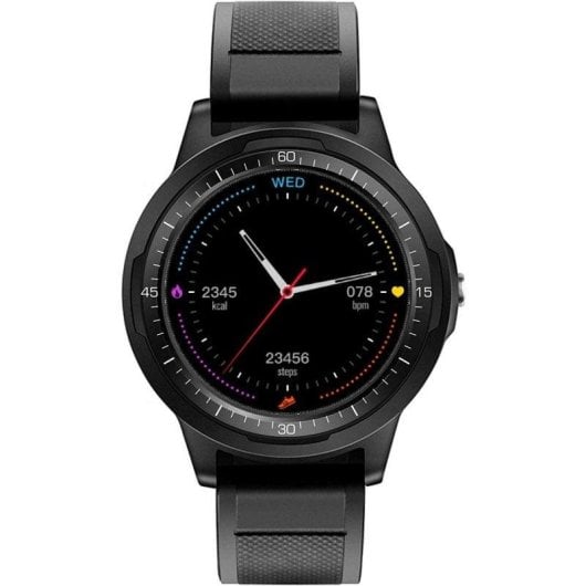 Phoenix Equo Smartwatch Bluetooth GPS 44mm LCD Schwarz IP68 Herzfrequenzmonitor Schlaftracker