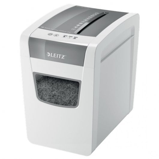 Leitz IQ Slim Office P-4 Aktenvernichter Kreuzschreddern 22 cm Weiß