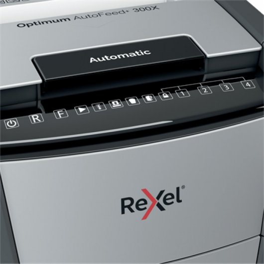 Rexel Optimum AutoFeed 300X Destructora de Papel Automática Corte en Partículas