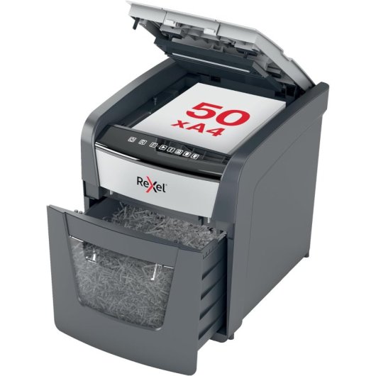 Rexel Optimum AutoFeed 50X Destructora de Papel Automática Corte en Partículas