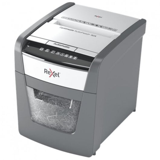 Rexel Optimum AutoFeed 50X Destructora de Papel Automática Corte en Partículas
